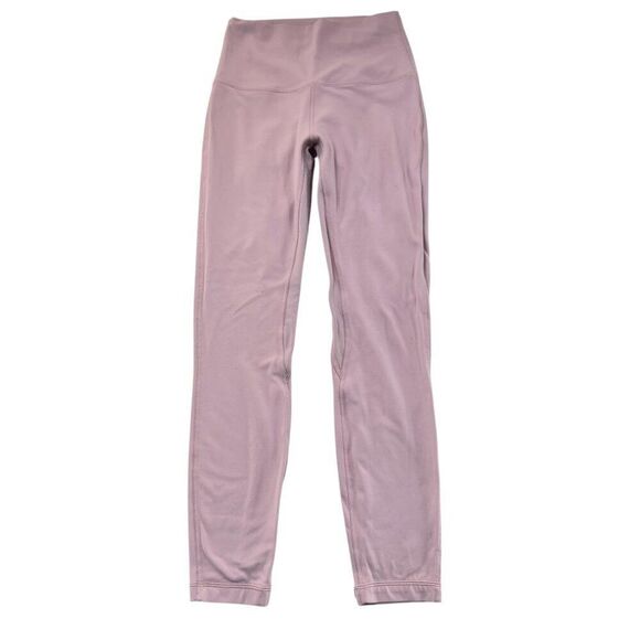 Lululemon Align High-Rise Leggings Double Lined Pink Peony Size 4 - Picture 1 of 5